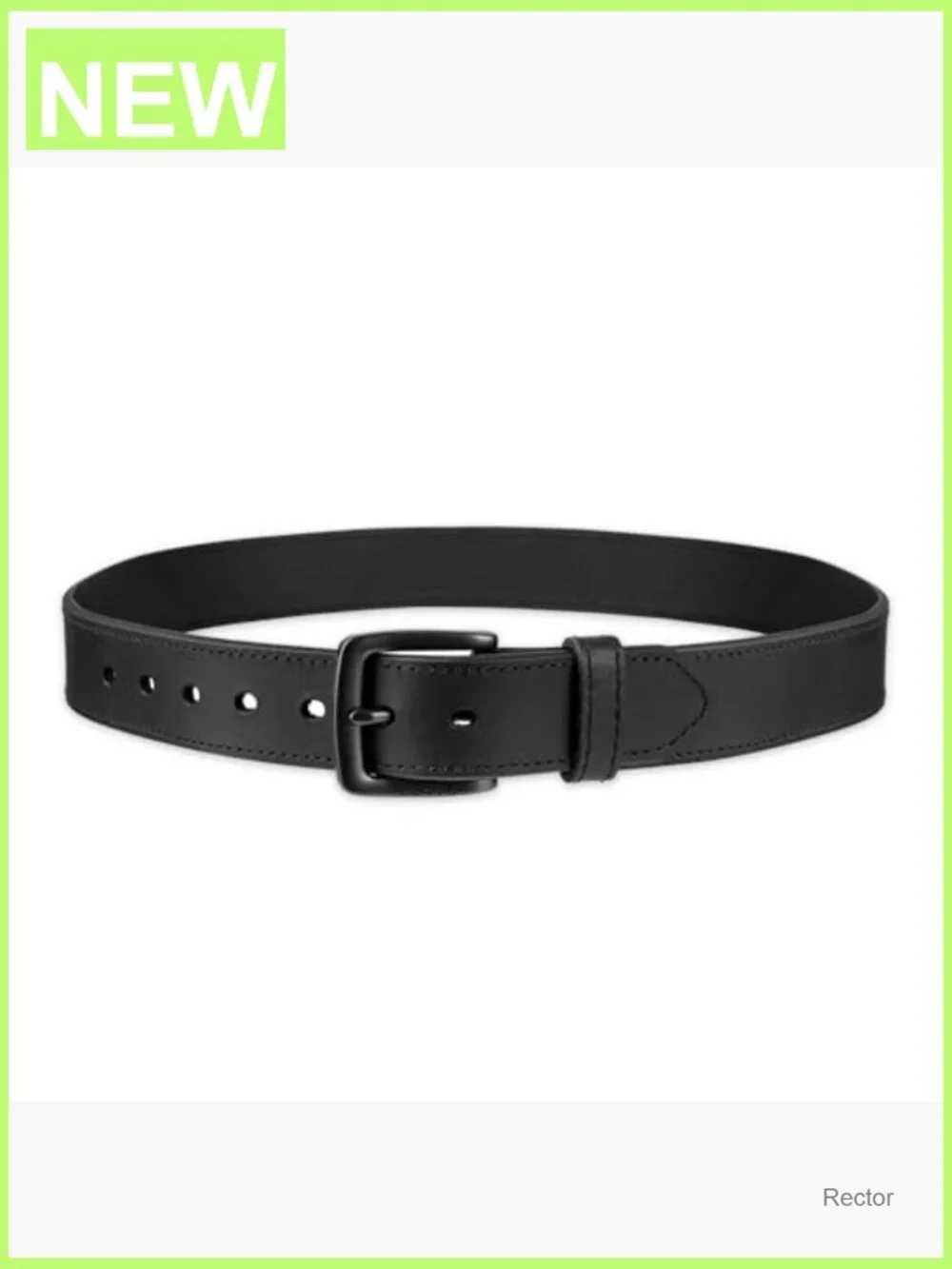 Men's Leather Belt, Classic Strap for Jeans & Everyday Wear, 1.5